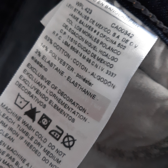 Levi's Denizen Modern Skinny Jeans 6 - Picture 6 of 6